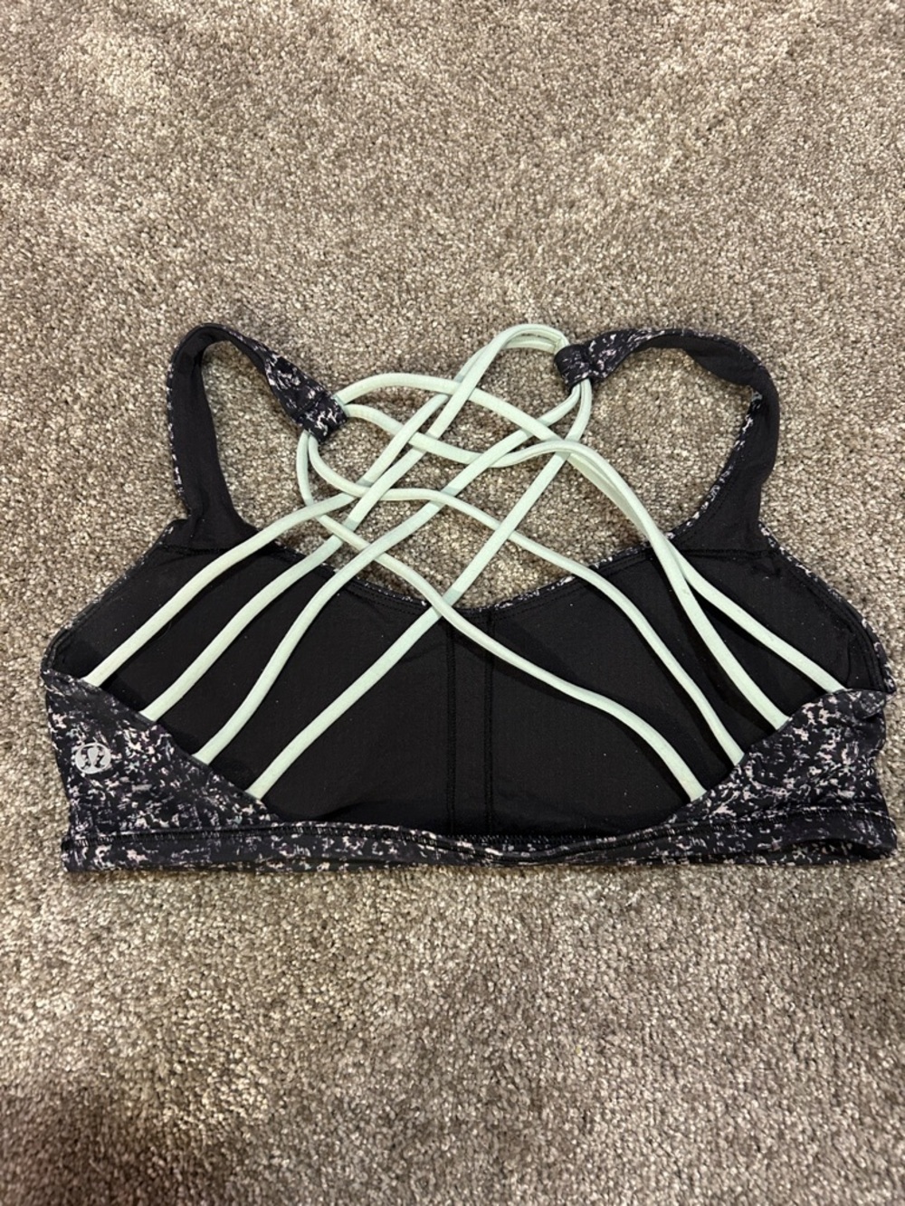 LULULEMON Free To Be Sports Bra Wild Strappy Yoga Running Gym